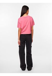 Pieces T-Shirt Sara 17146319 Różowy Oversize. Kolor: różowy. Materiał: bawełna #2