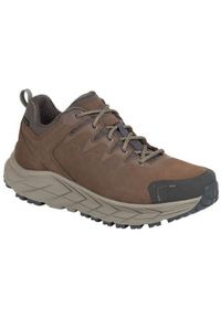 Buty trekkingowe męskie Karrimor Goshawk Low. Kolor: brązowy. Materiał: zamsz, skóra. Sport: turystyka piesza