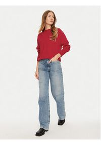ViCOLO Sweter 77034S Czerwony Regular Fit. Kolor: czerwony. Materiał: kaszmir #4