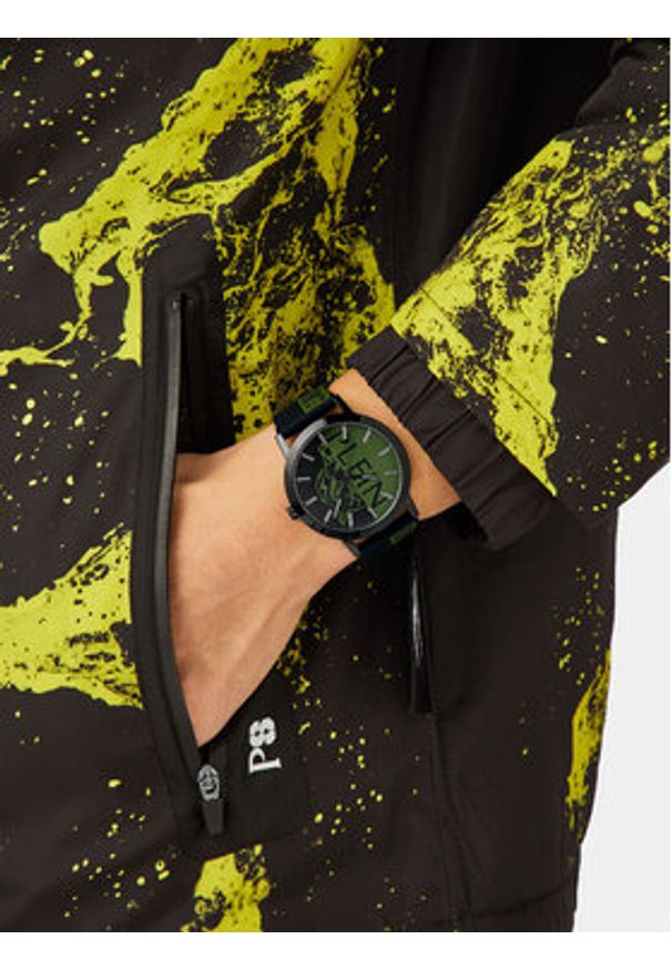 Plein Sport Zegarek Legend PSLBA0523 Czarny. Kolor: czarny. Styl: sportowy