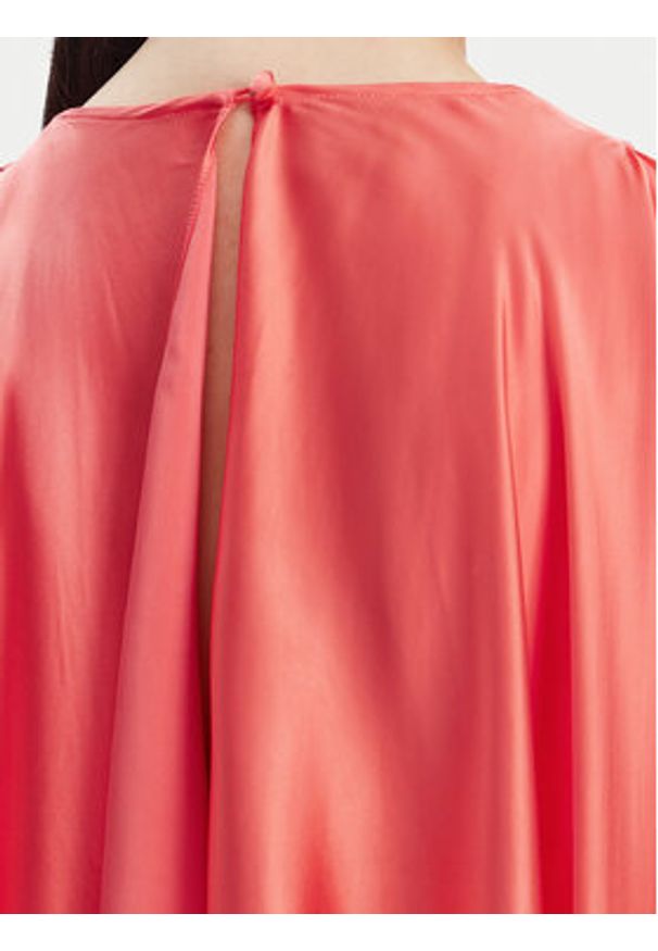 Pinko - PINKO Kombinezon 104993 A2GZ Koralowy Regular Fit. Kolor: pomarańczowy. Materiał: wiskoza
