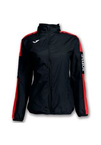 Kurtka przeciwdeszczowa damska Joma Championship IV czarno-czerwona 2XS. Kolor: wielokolorowy, czarny, czerwony #1