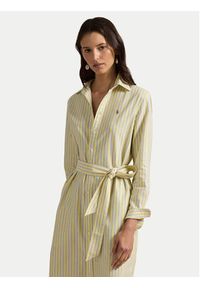 Polo Ralph Lauren Sukienka koszulowa 211959901501 Żółty Regular Fit. Typ kołnierza: polo. Kolor: żółty. Materiał: bawełna. Typ sukienki: koszulowe #3