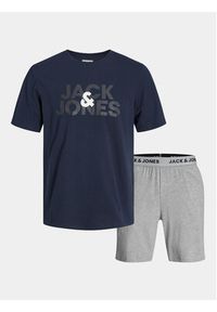 Jack & Jones - Jack&Jones Piżama Ula 12255000 Granatowy Standard Fit. Kolor: niebieski. Materiał: bawełna #5