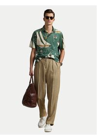 Polo Ralph Lauren Polo 710971786001 Zielony Classic Fit. Typ kołnierza: polo. Kolor: zielony. Materiał: bawełna