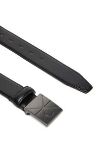 Calvin Klein Pasek Męski Emblem Plaque Buckle 32Mm LV04D7046G Czarny. Kolor: czarny. Materiał: skóra #3