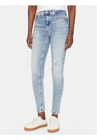 Tommy Jeans Jeansy Nora DW0DW20024 Niebieski Skinny Fit. Kolor: niebieski