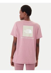 The North Face T-Shirt Redbox NF0A87NK Różowy Relaxed Fit. Kolor: różowy. Materiał: bawełna #3
