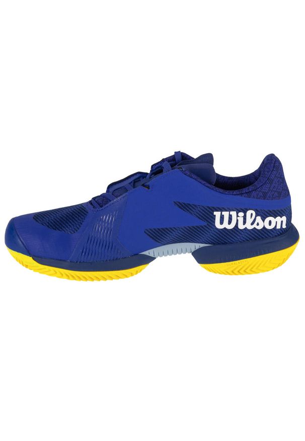 Wilson - Buty do tenisa męskie, Kaos Swift 1.5 Clay. Kolor: niebieski. Materiał: syntetyk, materiał. Szerokość cholewki: normalna. Sport: tenis