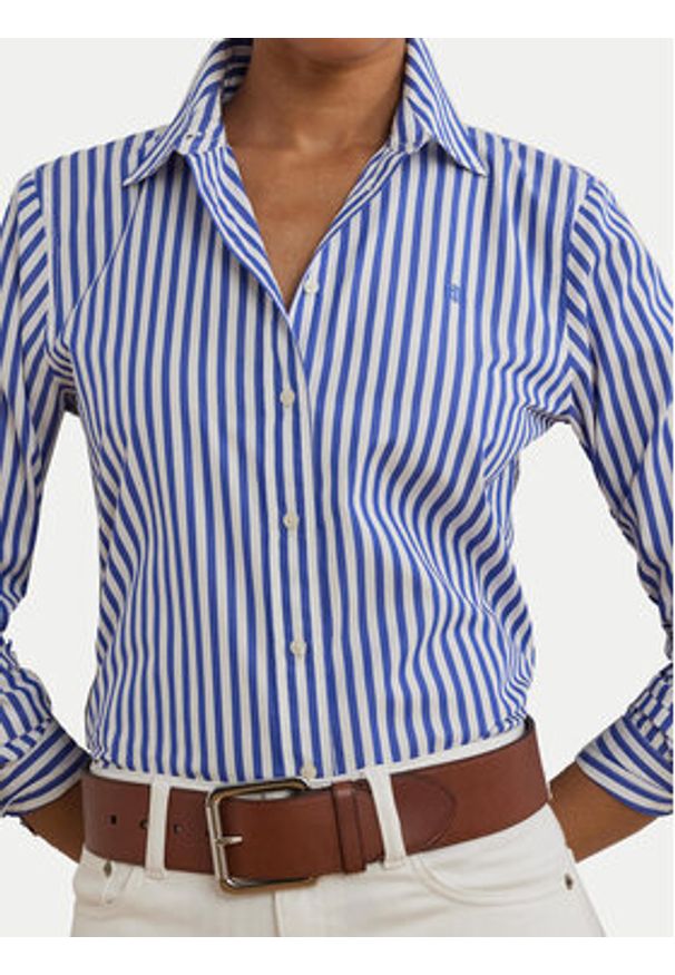 Lauren Ralph Lauren - LAUREN RALPH LAUREN Koszula 200970765001 Niebieski Classic Fit. Kolor: niebieski. Materiał: bawełna