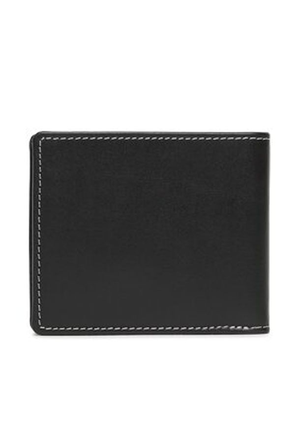 Pepe Jeans Portfel męski PM070366 Czarny. Kolor: czarny. Materiał: skóra