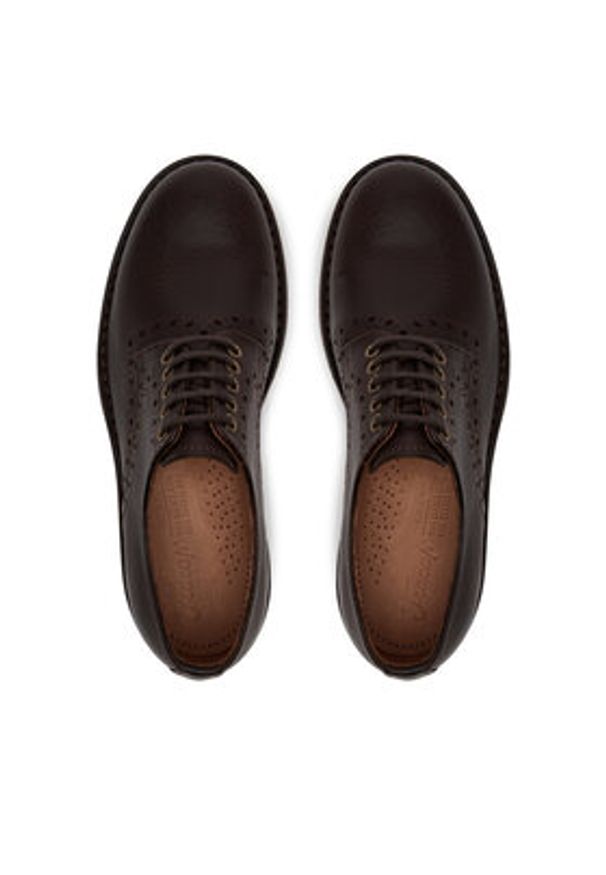 Fracap Półbuty G167-750 Brązowy. Kolor: brązowy. Materiał: skóra