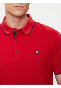 Pierre Cardin Polo C5 21274.2098 Czerwony Regular Fit. Typ kołnierza: polo. Kolor: czerwony. Materiał: bawełna