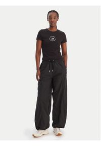 Tommy Jeans Spodnie materiałowe DW0DW22289 Czarny Wide Leg. Kolor: czarny. Materiał: syntetyk #2