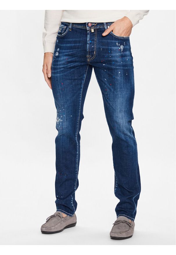 Jacob Cohën Jeansy Bard U Q M04 40 S 3952 Niebieski Slim Fit. Kolor: niebieski