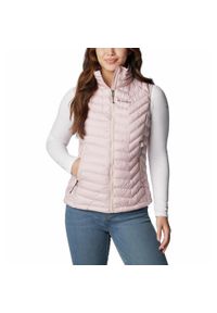 columbia - Bezrękawnik Puchowy Damski Columbia Powder Lite Vest. Kolor: różowy. Materiał: puch. Długość rękawa: bez rękawów. Sport: turystyka piesza