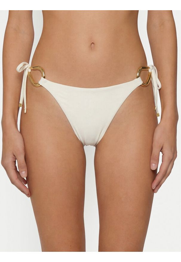 Guess Dół od bikini E6GO10 KF590 Biały. Kolor: biały. Materiał: syntetyk