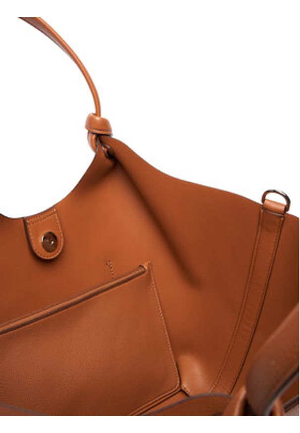 DKNY Torebka R42BAE49 Brązowy. Kolor: brązowy. Materiał: skórzane