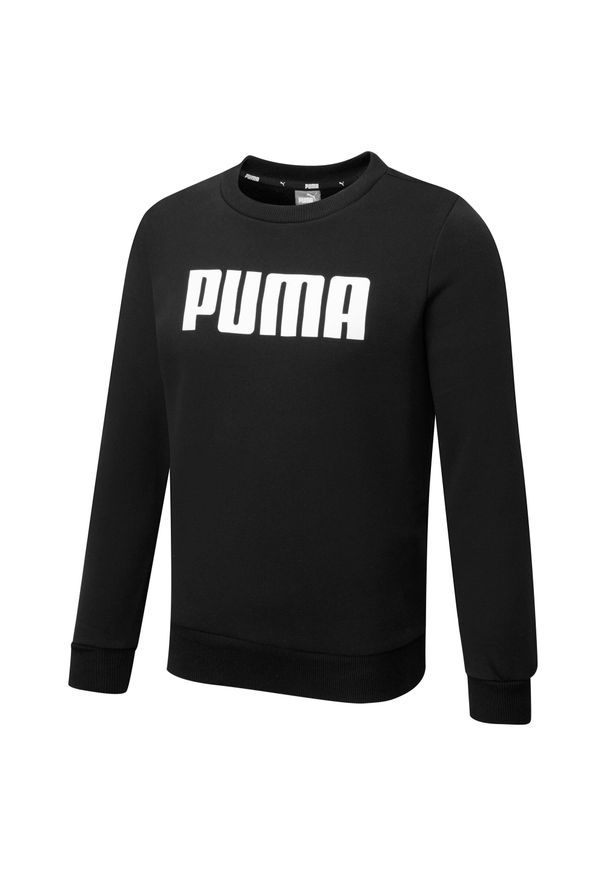 Dres dla dzieci Puma ESS. Kolor: czarny. Materiał: dresówka