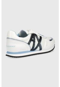 Armani Exchange sneakersy XDX090.XV432.K656 kolor biały. Nosek buta: okrągły. Zapięcie: sznurówki. Kolor: biały. Materiał: guma #2