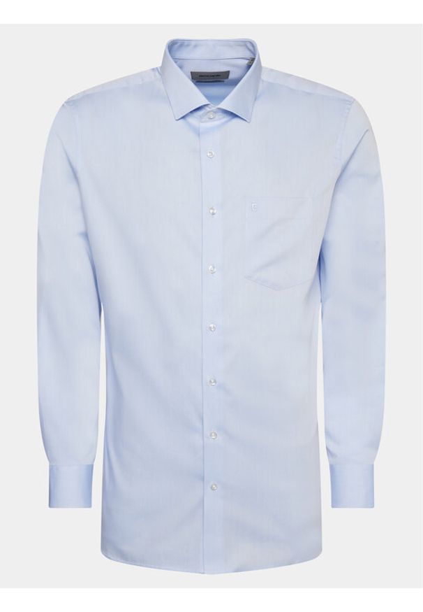 Pierre Cardin Koszula 11001/000/0151 Niebieski Modern Fit. Kolor: niebieski. Materiał: bawełna