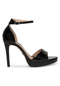 Nine West Sandały WFA2733-2A Czarny. Kolor: czarny. Materiał: syntetyk #1