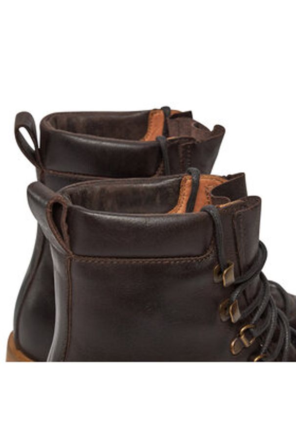 BALAGAN - Balagan Trapery Har Brązowy. Kolor: brązowy. Materiał: skóra