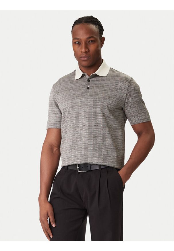 BOSS Polo H-Parris 102 50543402 Szary Regular Fit. Typ kołnierza: polo. Kolor: szary. Materiał: bawełna