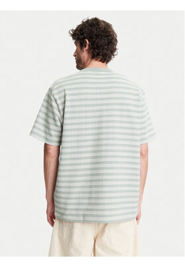 Selected Homme T-Shirt 16097659 Zielony Regular Fit. Kolor: zielony. Materiał: bawełna
