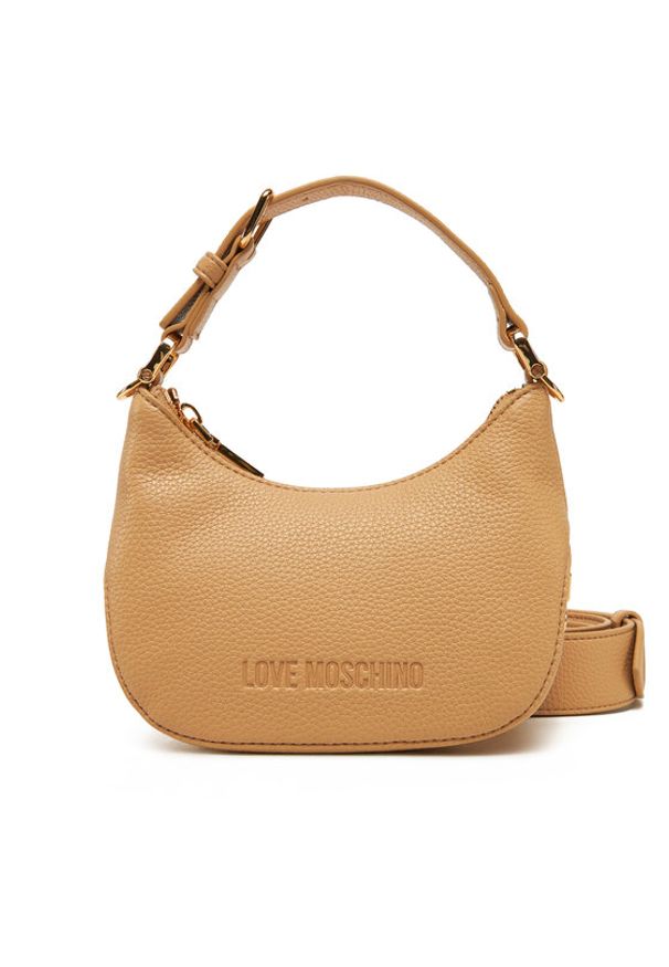 Love Moschino - LOVE MOSCHINO Torebka JC4019PP1MLT0105 Beżowy. Kolor: beżowy. Materiał: skórzane