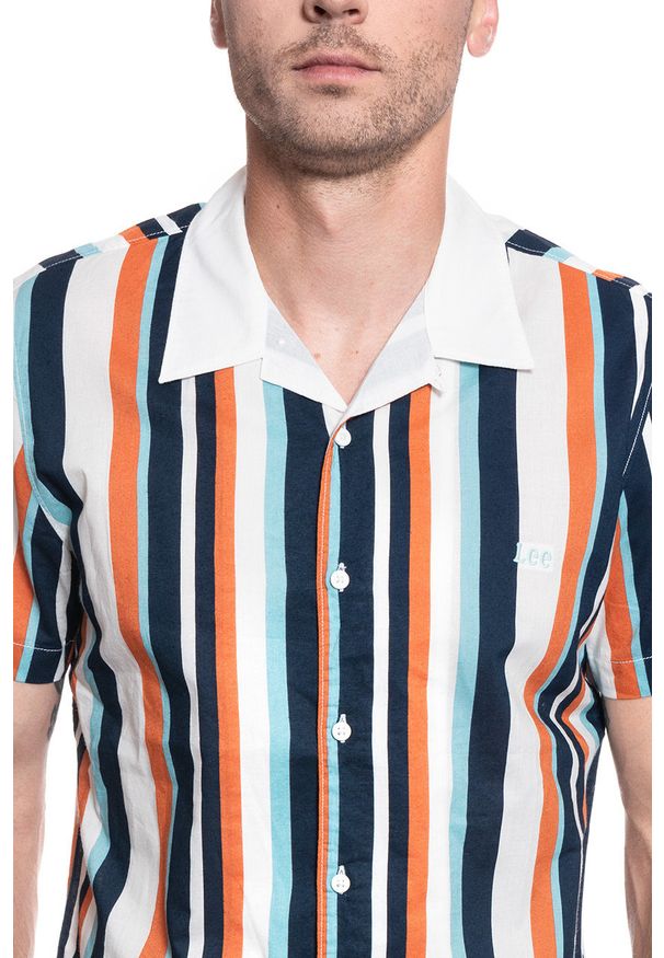 Lee - MĘSKA KOSZULA LEE SS BOWLING SHIRT REGULAR FIT DESERT ORANGE L68BTAOB 112117037