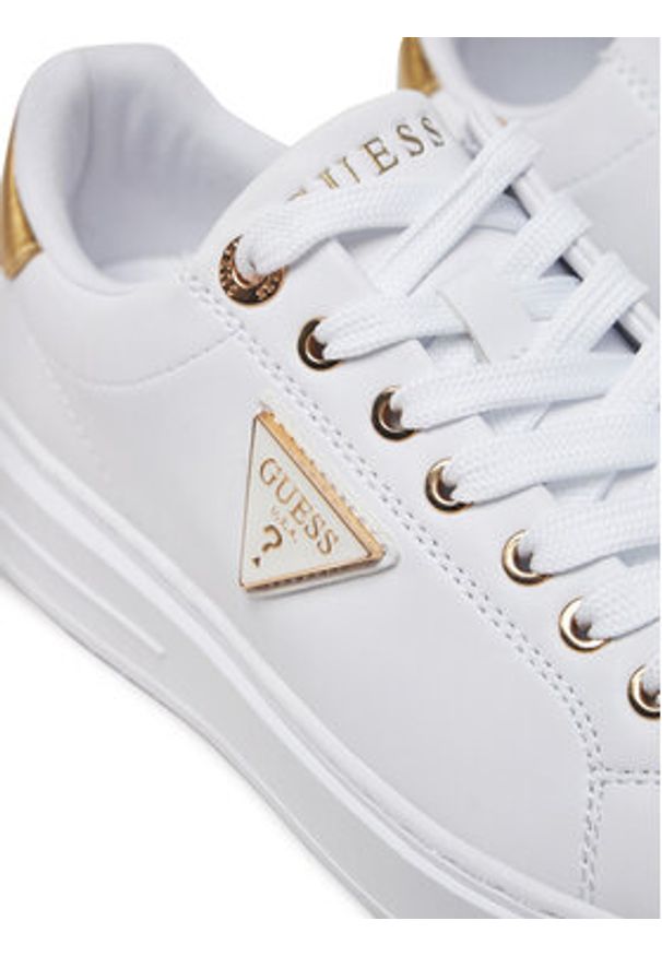 Guess Sneakersy FLJD12 LEA12 Biały. Kolor: biały. Materiał: skóra