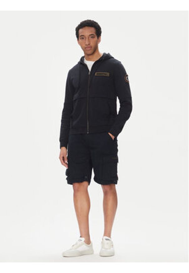 Aeronautica Militare Bluza 251FE2013F585 Granatowy Regular Fit. Kolor: niebieski. Materiał: bawełna