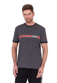 Guess - GUESS Czarny męski t-shirt Jamey, Rozmiar S. Kolor: czarny #6