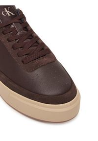 Calvin Klein Sneakersy Basket Cupsole Laceup Lth-Nu YM0YM01354 Brązowy. Kolor: brązowy. Materiał: zamsz, skóra #2