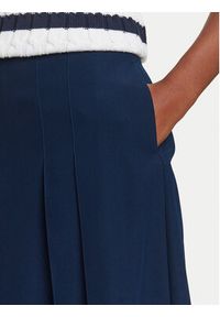 TOMMY HILFIGER - Tommy Hilfiger Spódnica plisowana WW0WW46796 Granatowy Regular Fit. Kolor: niebieski. Materiał: syntetyk #5