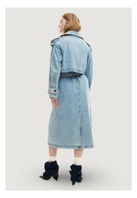 Desigual Trencz CHAQ_VIO Niebieski Casual Fit. Okazja: na co dzień. Kolor: niebieski. Styl: casual #4