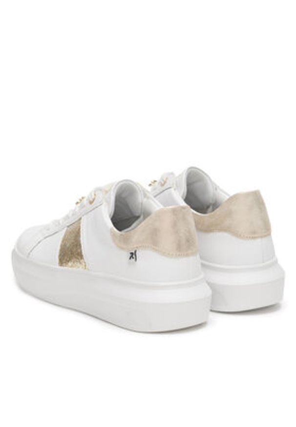 Rieker Revolution Lifestyle Sneakersy W1202-82 Biały. Kolor: biały. Materiał: skóra