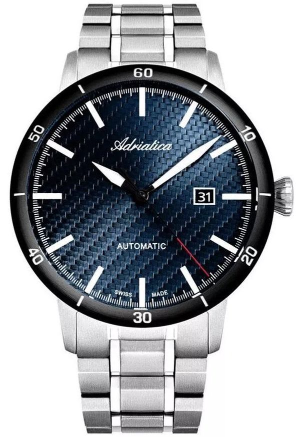 Zegarek męski Adriatica A8383.4115A srebrny. Kolor: srebrny