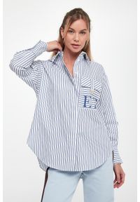 Elisabetta Franchi - Koszula damska w paski ELISABETTA FRANCHI. Wzór: paski