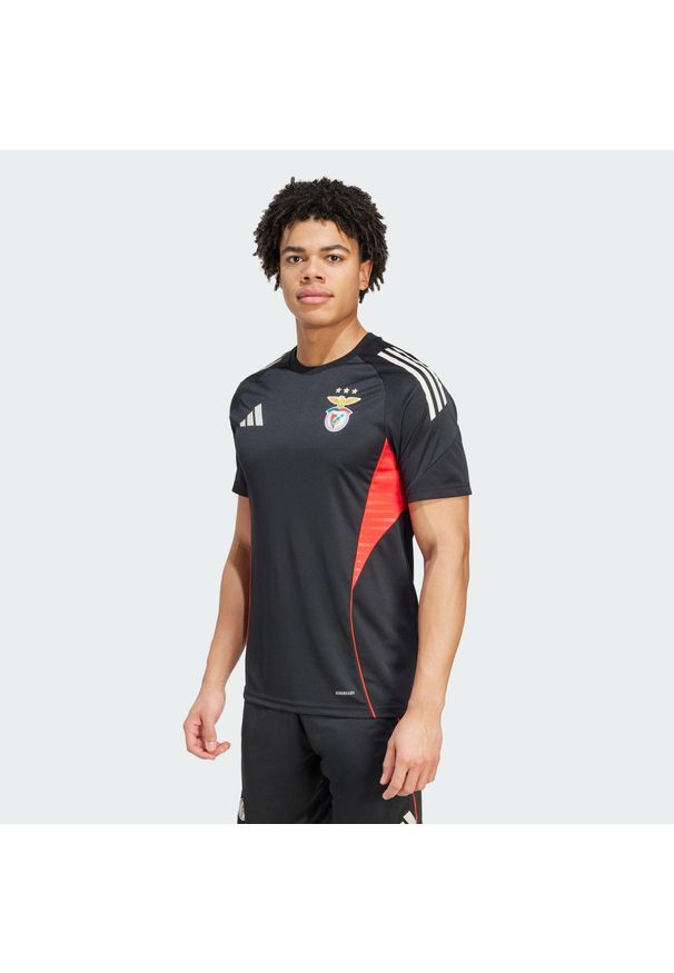 Adidas - Koszulka Benfica Tiro 25 Competition Training. Kolor: czarny. Sport: piłka nożna