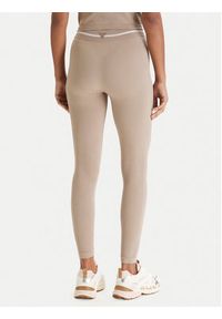 Guess Legginsy V6RB05 Z4692 Beżowy Slim Fit. Kolor: beżowy. Materiał: syntetyk #5