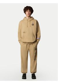 The North Face Bluza Unisex Mountain Cleanup NF0A8C2V Beżowy Oversize. Kolor: beżowy. Materiał: bawełna