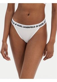 Karl Lagerfeld - KARL LAGERFELD Figi brazylijskie A1W47011 Biały. Kolor: biały. Materiał: lyocell #1