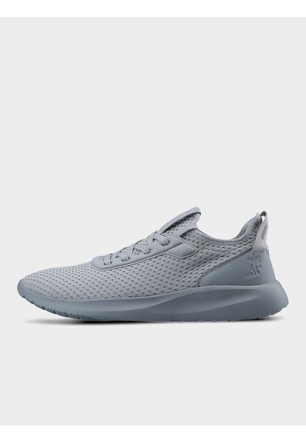 4f - 4F Buty lifestyle sneakersy ICHI męskie - szare 43. Okazja: na co dzień. Kolor: szary. Materiał: dzianina. Szerokość cholewki: normalna. Sport: turystyka piesza