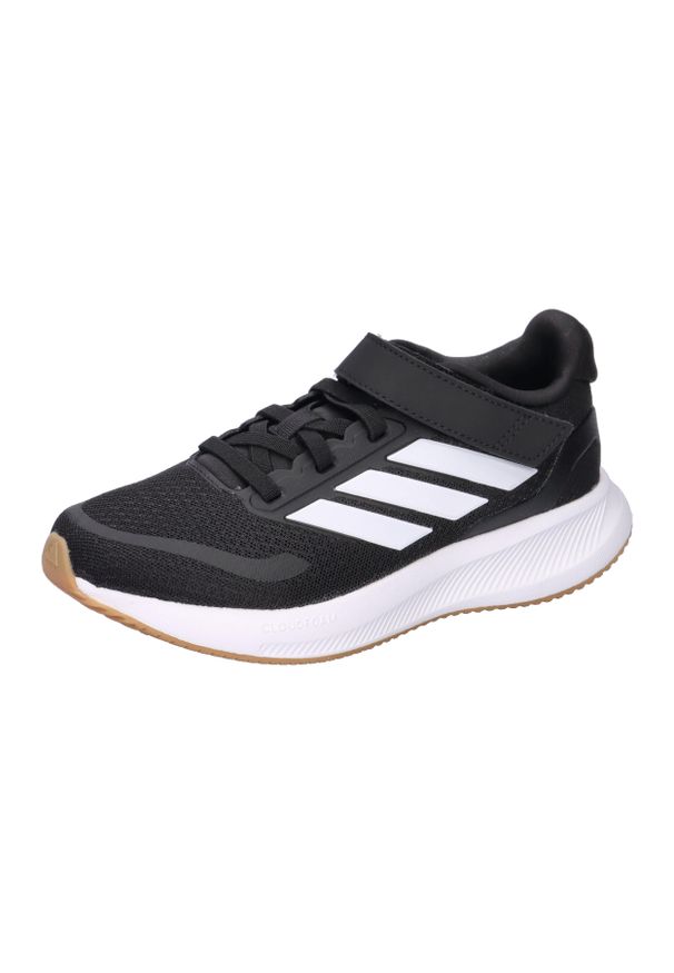 Adidas - Buty do biegania dla dzieci adidas Runfalcon 5. Kolor: czarny, biały, wielokolorowy. Materiał: materiał. Sport: bieganie