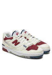 New Balance Sneakersy BB550VRC Biały. Kolor: biały. Materiał: skóra #5