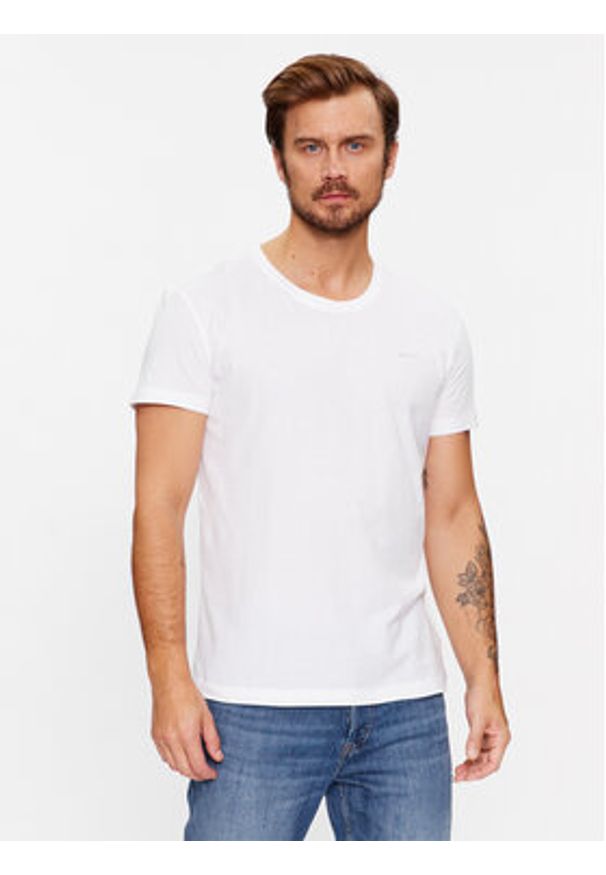GANT - Gant Komplet 2 t-shirtów C-Neck 2 Pack 900002008 Czarny Regular Fit. Kolor: czarny. Materiał: bawełna