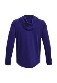 Under Armour - Męska Bluza Z Kapturem Rival Terry. Typ kołnierza: kaptur. Kolor: niebieski