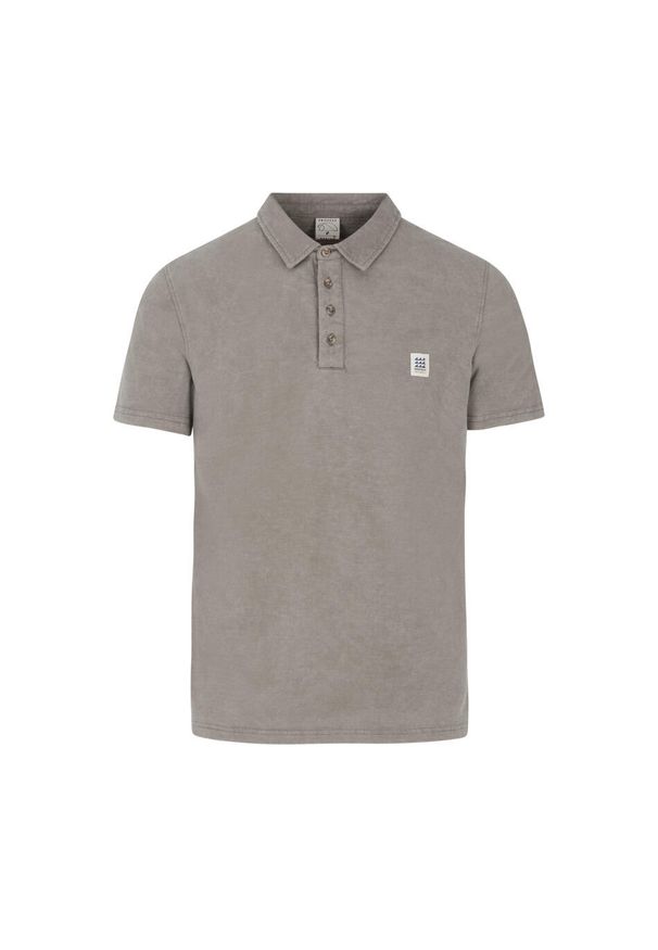 Polo Protest Nico. Typ kołnierza: polo. Kolor: szary. Styl: elegancki, sportowy